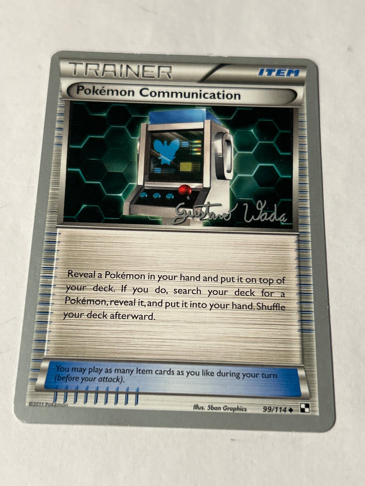 2011 Pokemon World Championship Deck Pokemon Communication #99/114 Gustavo Wada