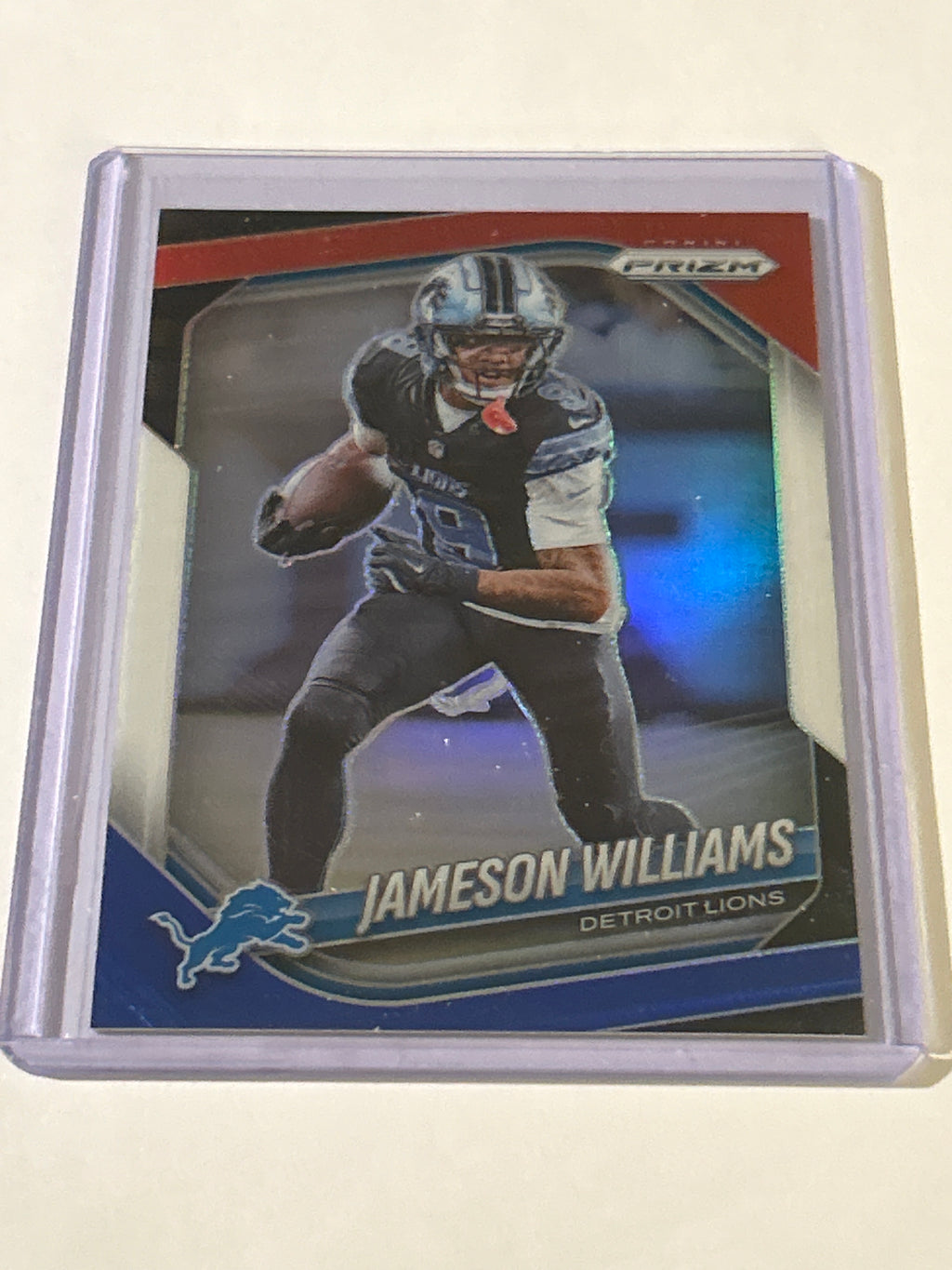 2025 Panini Prizm - Jameson Williams #276 Red White & Blue Prizm