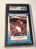 1989-90 Fleer Sticker #3 Michael Jordan All Stars SGC 6.5 EX-NM+