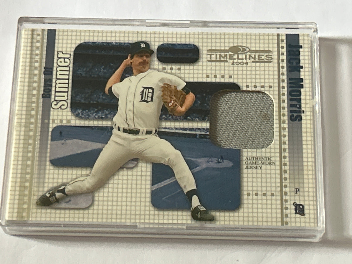 2004 Donruss Timelines - Boys of Summer Jack Morris #22 Materials (MEM)