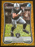 2026 Bowman Chrome Brock Bowers #BCV-39 Gold Refractor 06/50 Las Vegas Raiders TE