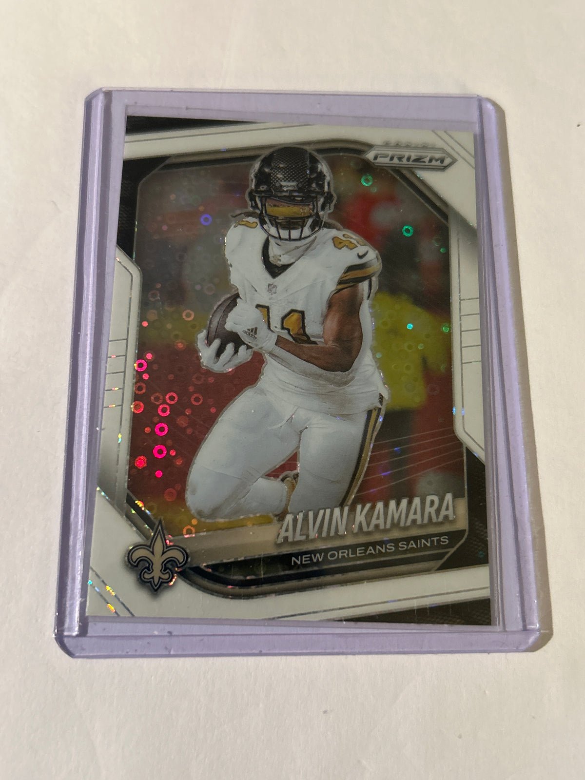 2025 Panini Prizm - Alvin Kamara #190 White Disco Prizm