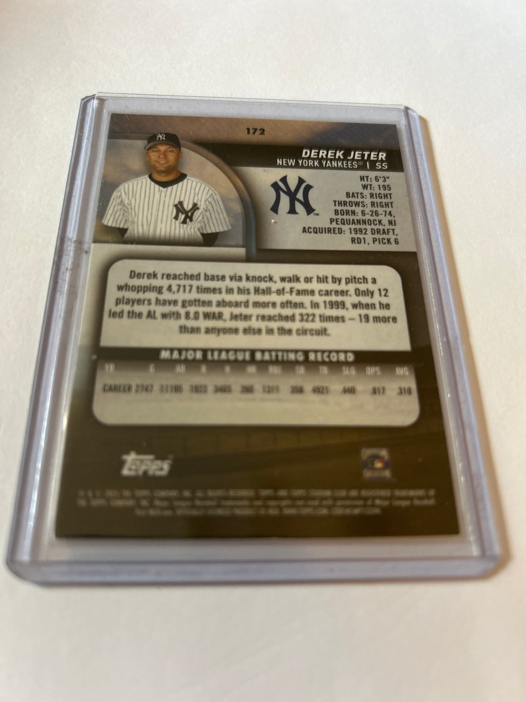2025 Topps Stadium Club - Derek Jeter #172
