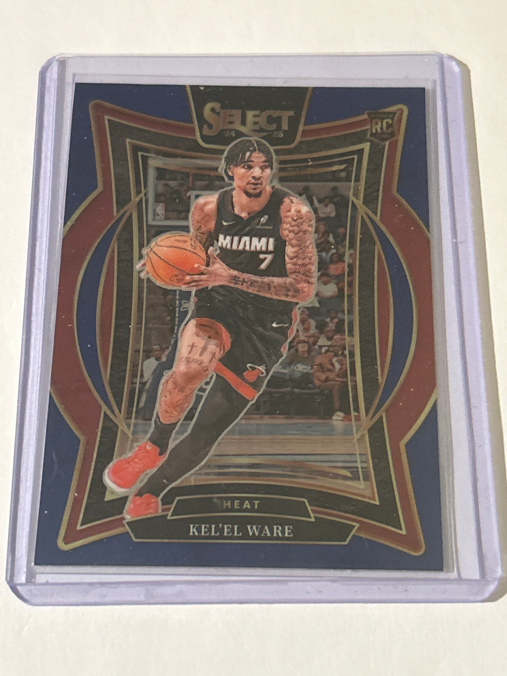 2024-25 Panini Select - Concourse Kel'el Ware #66 Blue Prizm (RC)