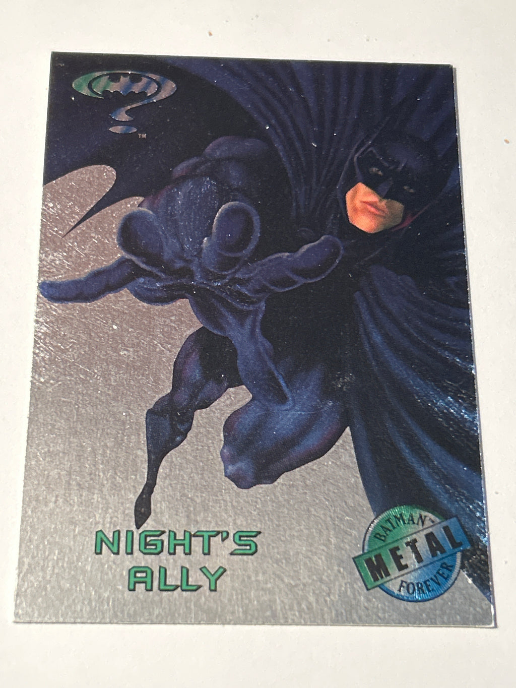 1995 Fleer Metal Batman Forever - Card #50 “Night’s Ally”