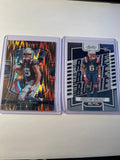New England Patriots 2 Card Lot Hunter Henry Select Copper Prizm 193/899 Christian Gonzalez Absolute Rookie (RC)