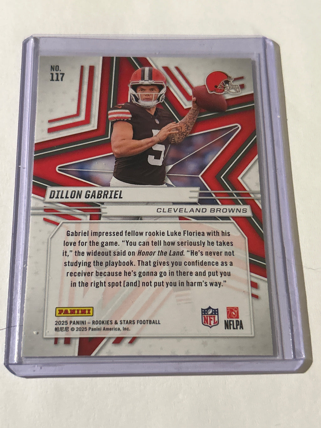 2025 Panini Rookies & Stars - Rookies Dillon Gabriel #117 (RC)