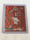 2025 Panini Mosaic - Rookies Jalen Royals #313 Red Scope Prizm (RC)