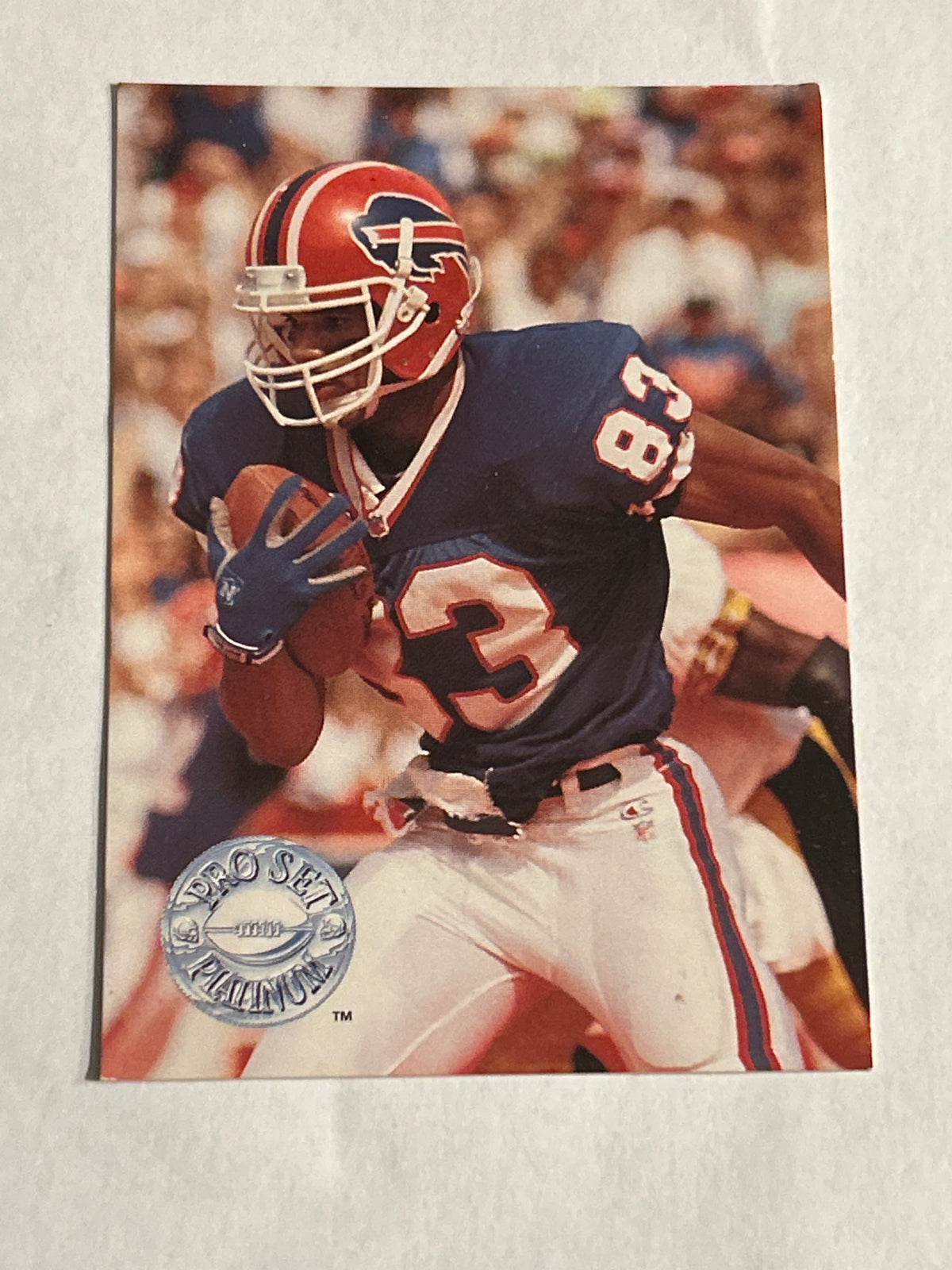 1991 Pro Set Platinum #158 Andre Reed Buffalo Bills HOF Football Card NM/MT