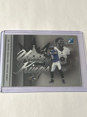 2026 Bowman Chrome Lamar Jackson Young Kings Insert Baltimore Ravens
