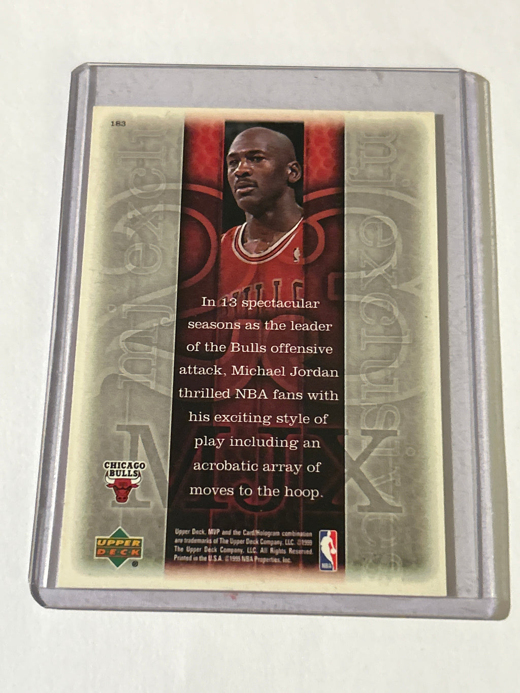 1999-00 Upper Deck MVP - MJ Exclusives Michael Jordan #180