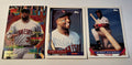 Kirby Puckett 3 Card Lot 1995 Fleer 1992 Topps 1993 Topps Minnesota Twins HOF