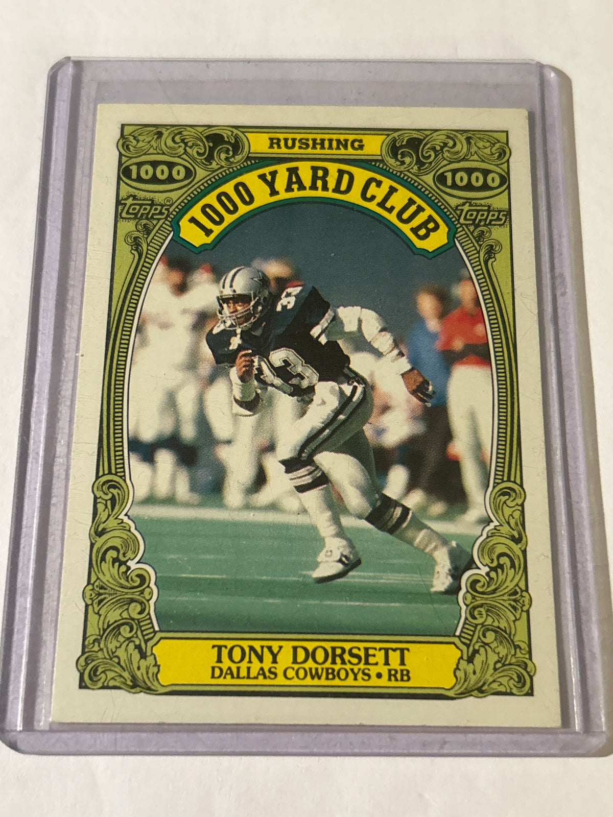 1986 Topps - 1000 yd. Club Tony Dorsett #6