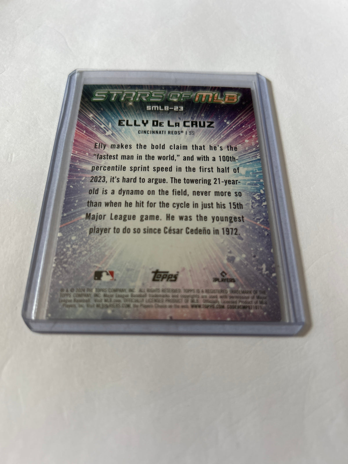 Topps 2025 Series 1 Stars of MLB Elly De La Cruz #SMLB-23 Cincinnati Reds