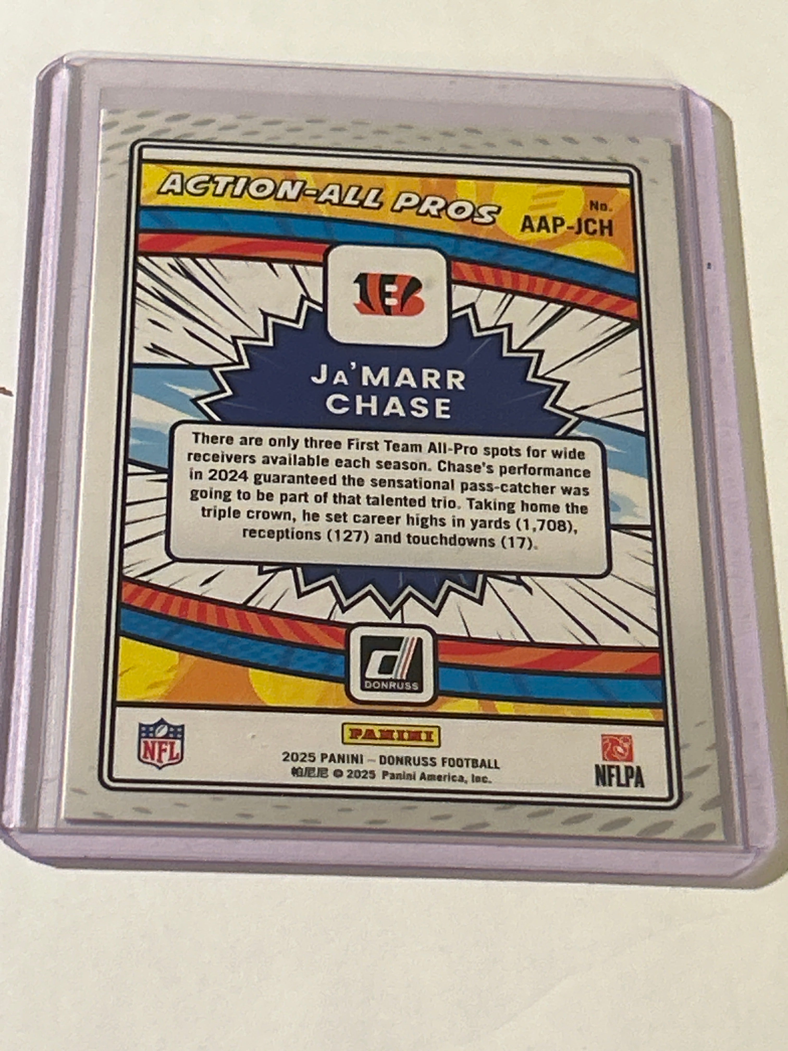 2025 Panini Donruss - Action All-Pros Ja'Marr Chase #AAP-JCH