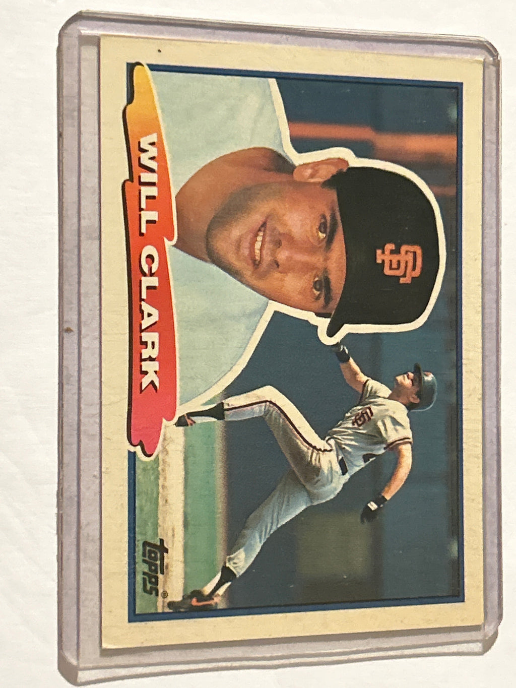 1988 Topps Big - Will Clark #9  *A on Back