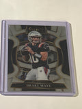 2025 Panini Select - Concourse Drake Maye #80 Black & Green Shock Prizm