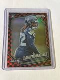 2025 Panini Prizm - Rookies Damien Martinez #373 Black & Red Checker Prizm (RC)