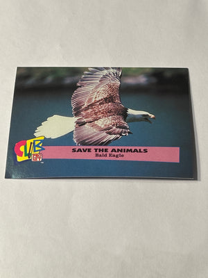 1991 Pro Set Save the Animals – Bald Eagle Card #2