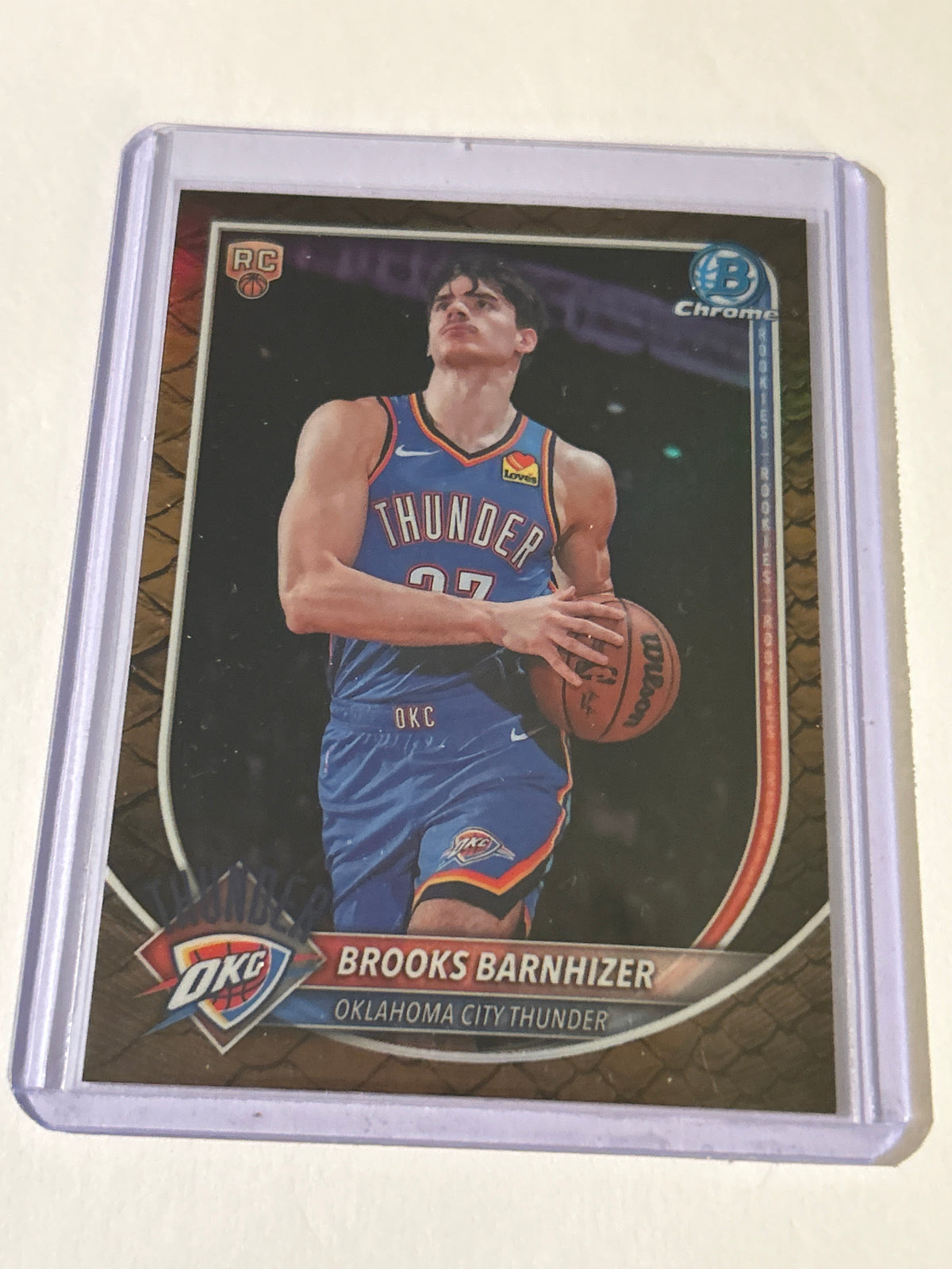 2025-26 Bowman - Chrome Brooks Barnhizer #BCV-45 (RC) Refractor