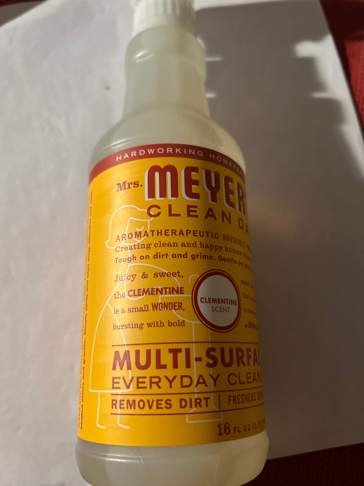 Mrs. Meyer’s Clean Day Multi‑Surface Cleaner – Clementine – 16 fl oz