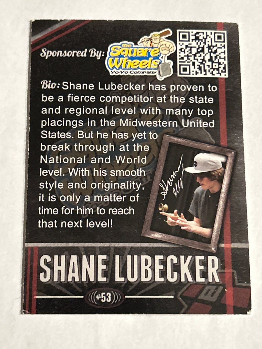 2014 YoYoExpert Shane Lubecker Professional Yo‑Yo Player Card #53