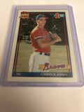Topps 1991 Chipper Jones Rookie #1 Draft Pick #333 Atlanta Braves Base Set