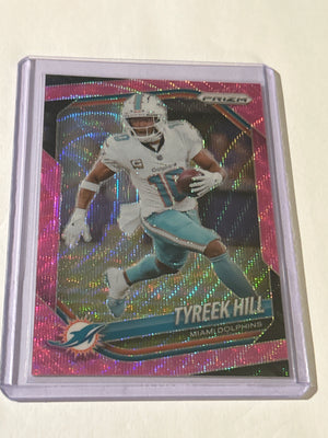 2025 Panini Prizm - Tyreek Hill #249 Pink Wave Prizm