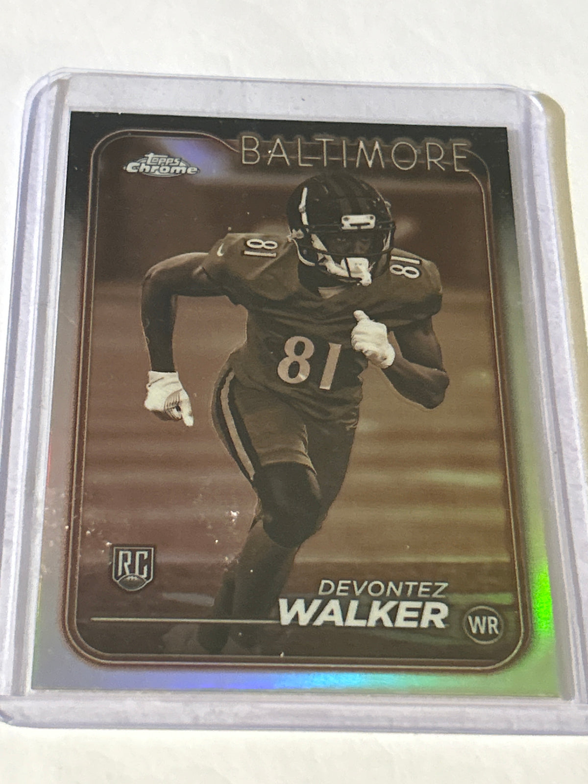 2024 Topps Chrome - Rookies Devontez Walker- #287 Sepia Refractor (RC)