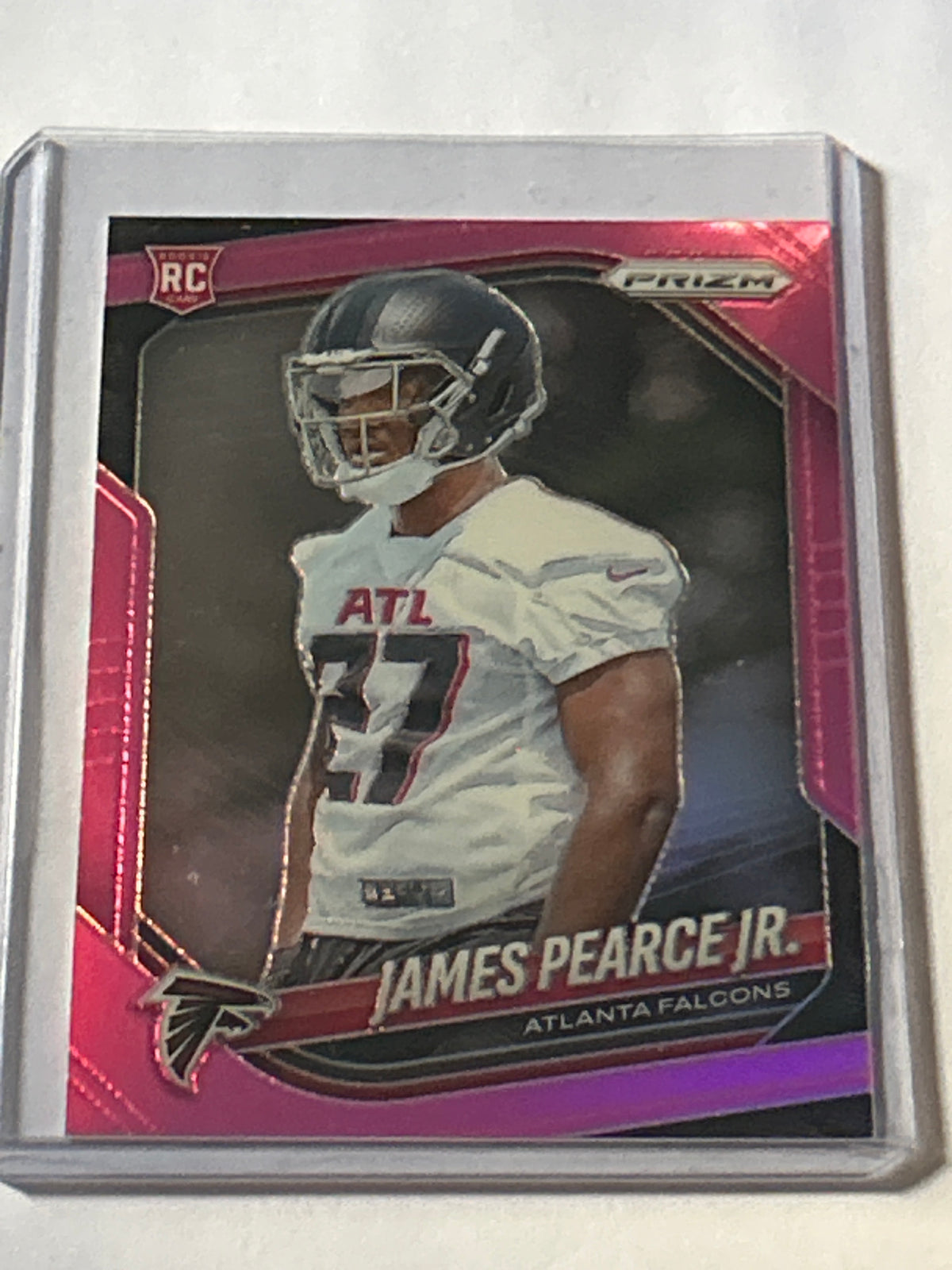 2025 Panini Prizm - Rookies James Pearce Jr. #364 Pink Prizm (RC)