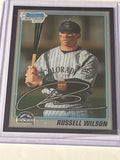 2010 Bowman Draft Picks & Prospects- Chrome Draft Picks- Russell Wilson - #BDP47-Purple Refractor (RC)