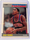 1987-88 Fleer #106 Isiah Thomas Detroit Pistons HOF
