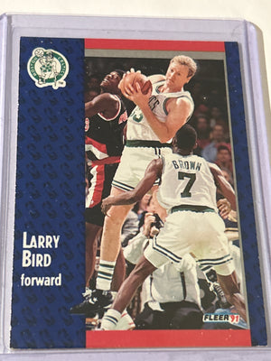1991-92 Fleer - Larry Bird #8