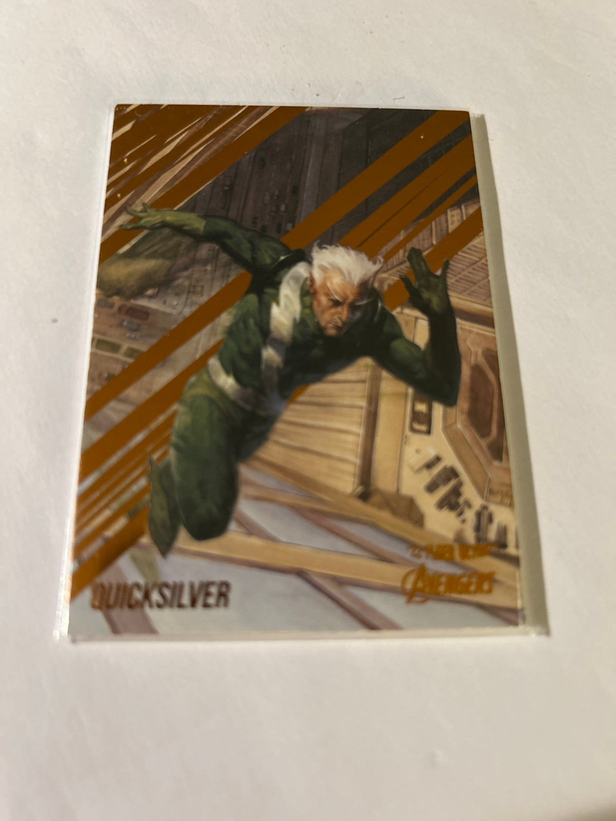 Quicksilver 486/549 – Thick Premium Marvel Card – Fleer Ultra Avengers- Card #55
