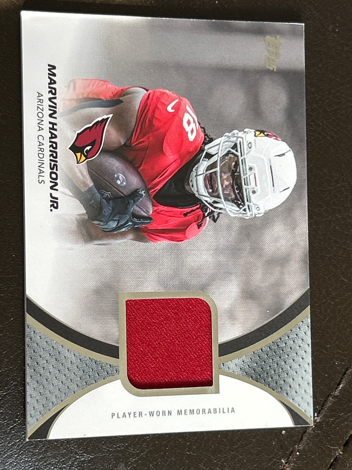 Topps Marvin Harrison Jr Player Worn Memorabilia Relic Jersey Patch Arizona Cardinals WR