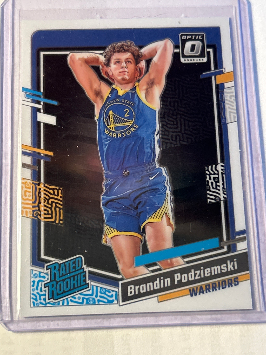 2023-24 Donruss Optic Rated Rookie Brandin Podziemski RC Warriors