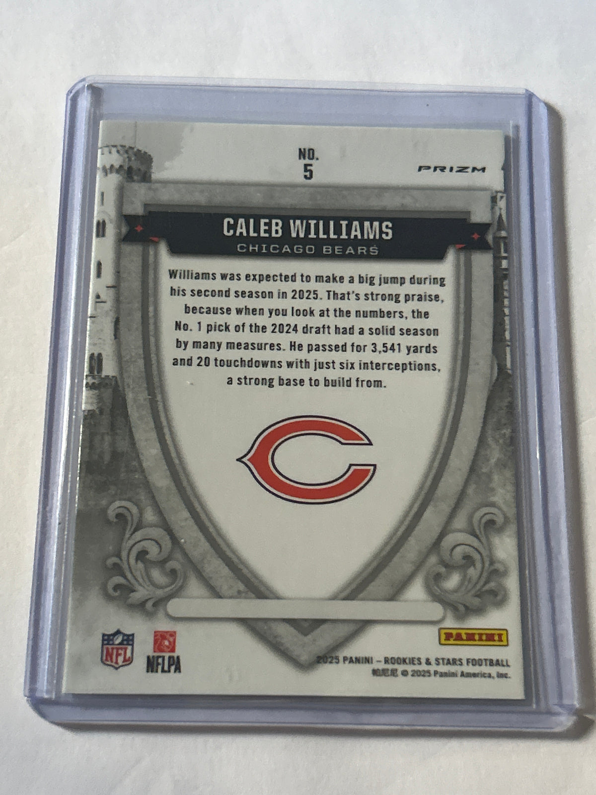 2025 Panini Rookies & Stars - Crusade Caleb Williams #5 Silver