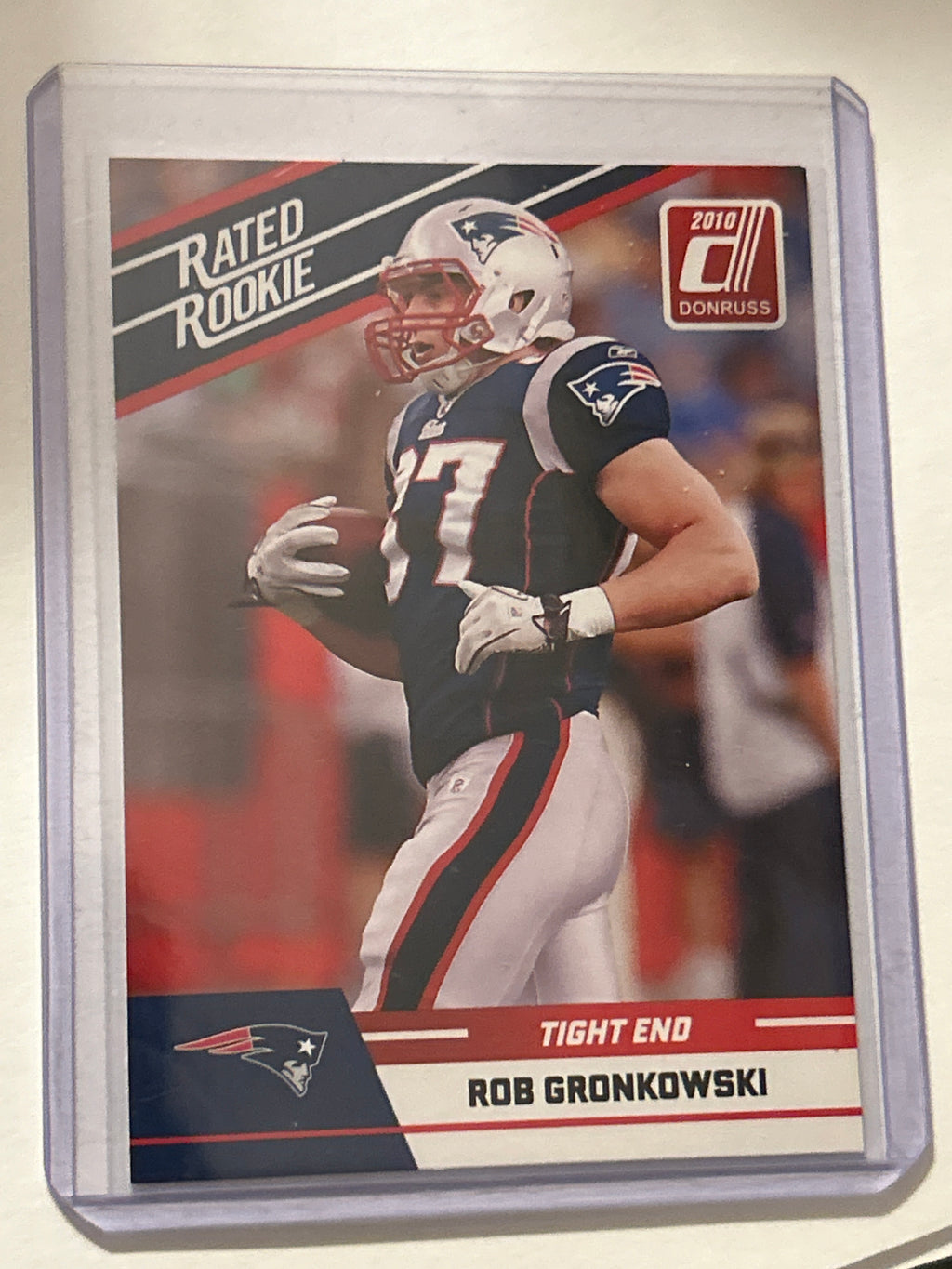 2010 Donruss Rated Rookie #84 Rob Gronkowski (RC) New England Patriots TE