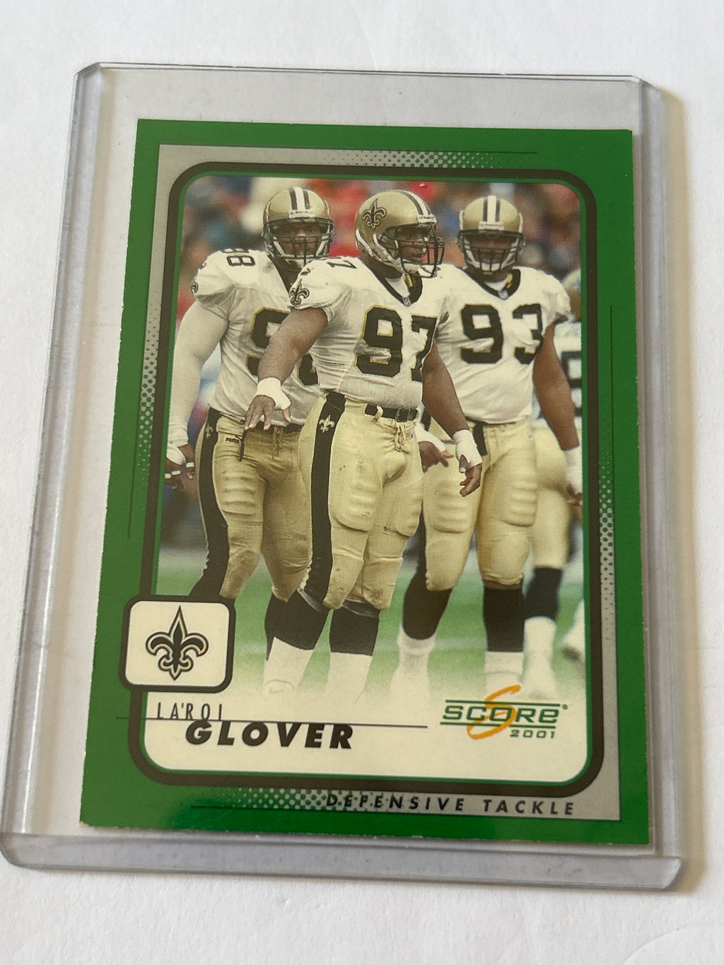 2001 Score - La'Roi Glover #129