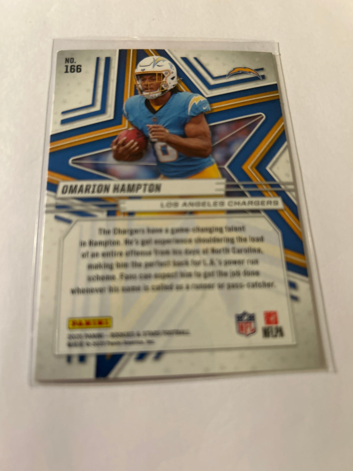 2025 Panini Rookies & Stars - Rookies Omarion Hampton #166 (RC)