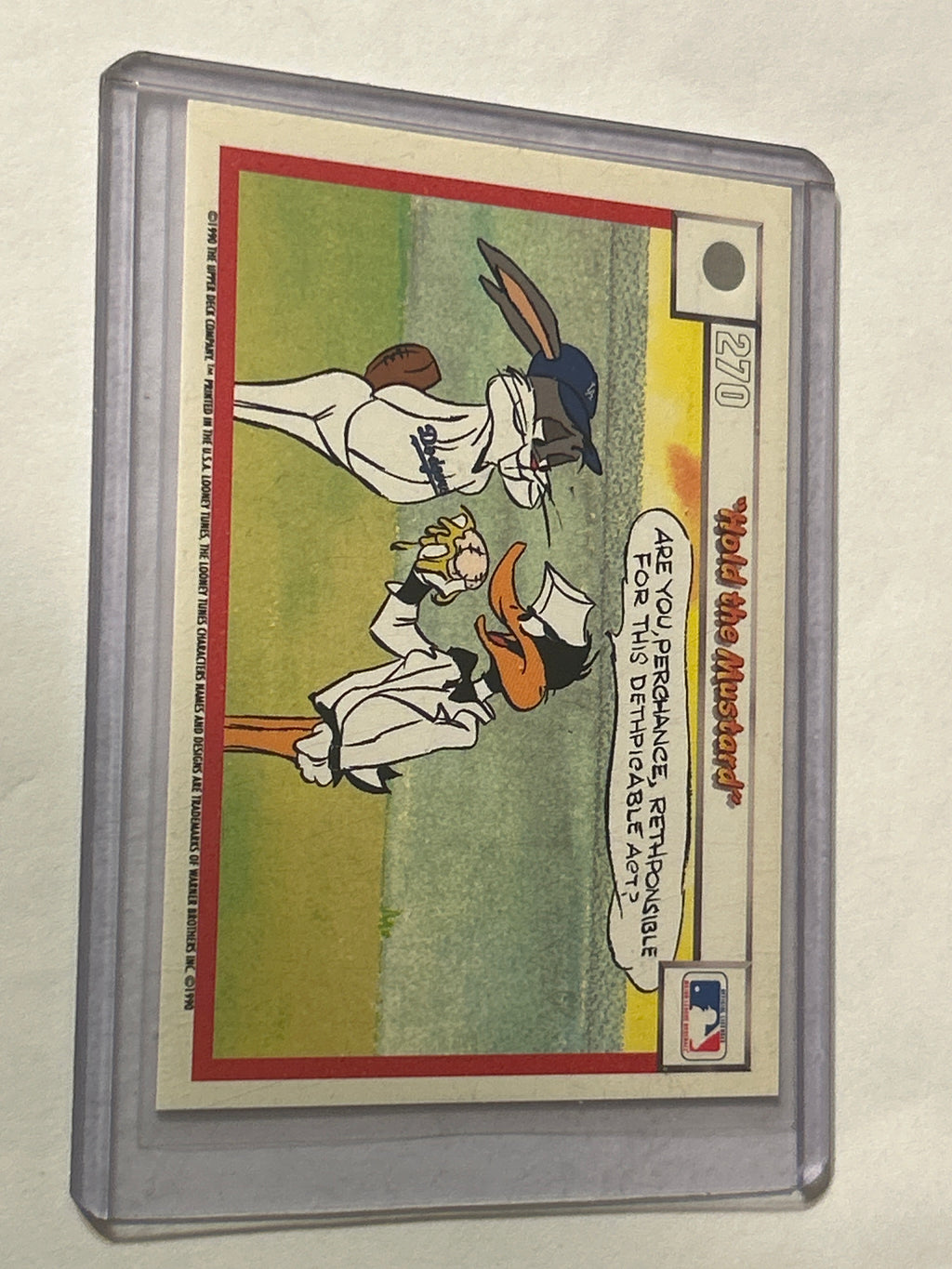 Looney Tunes MLB – “Hold the Mustard / Evening Ralph, Evening Sam” #270/255 (Dual‑Sided Card)