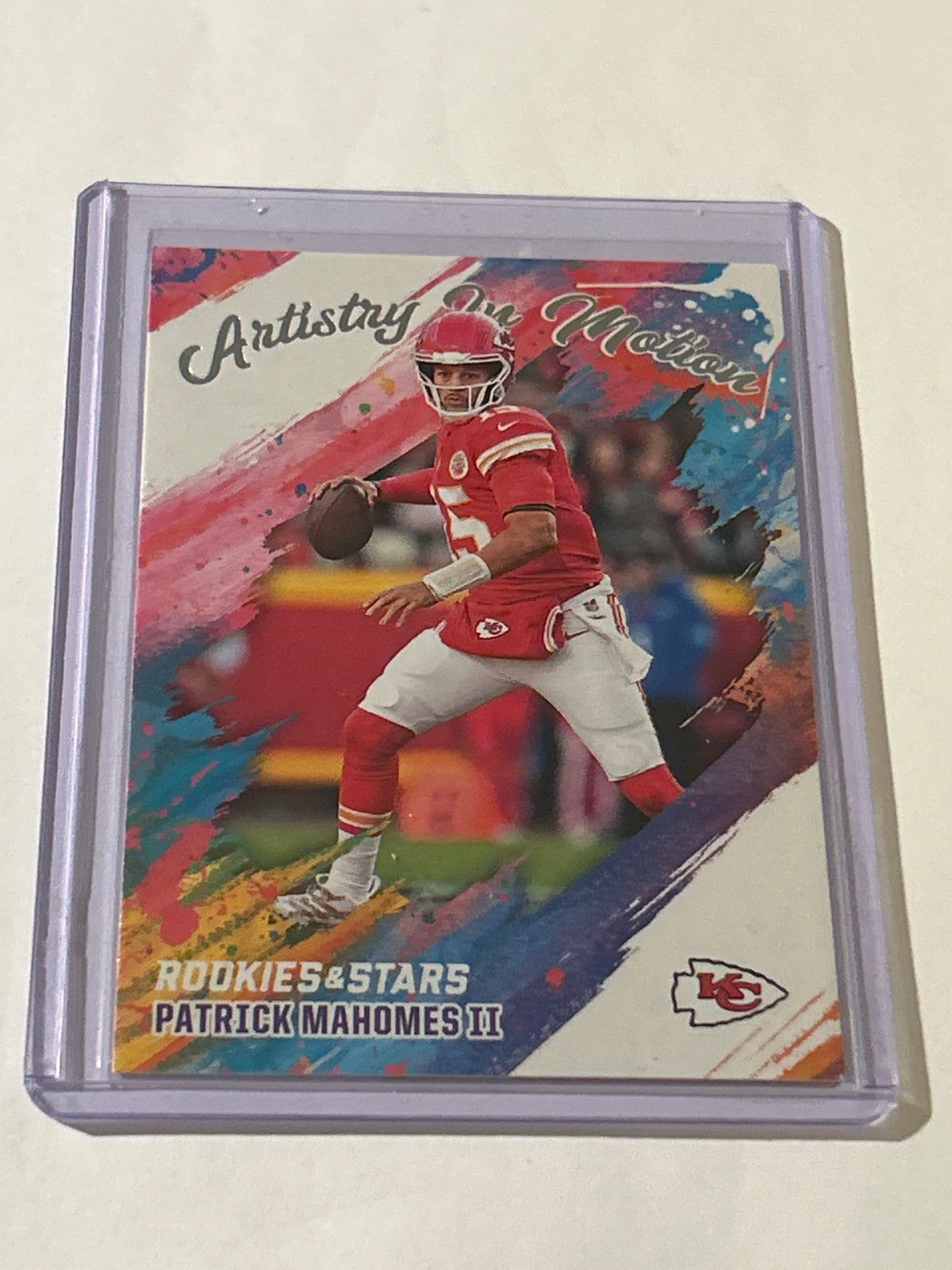 2025 Panini Rookies & Stars - Artistry in Motion Patrick Mahomes II #9