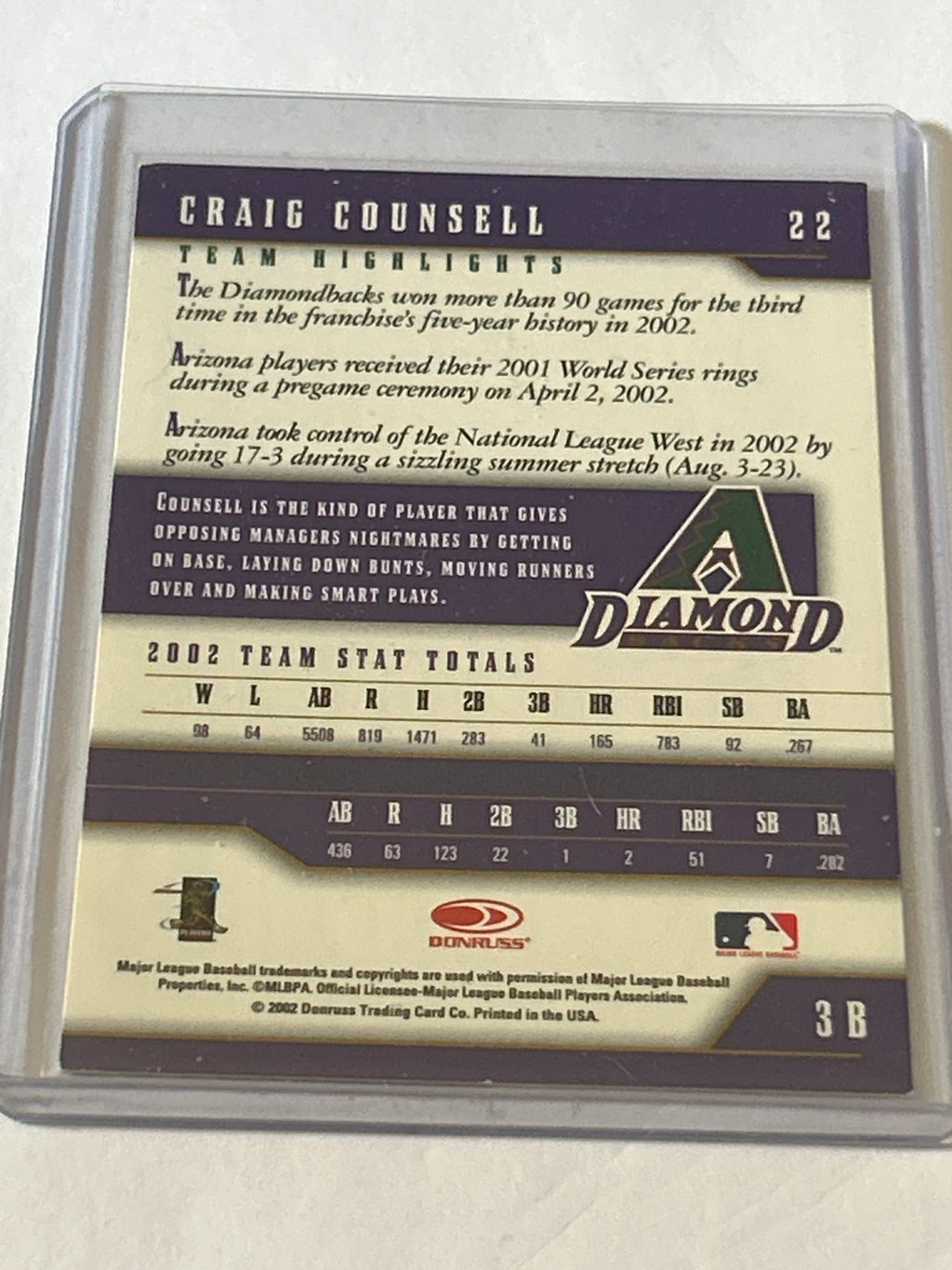 2003 Donruss Team Heroes - Craig Counsell #22