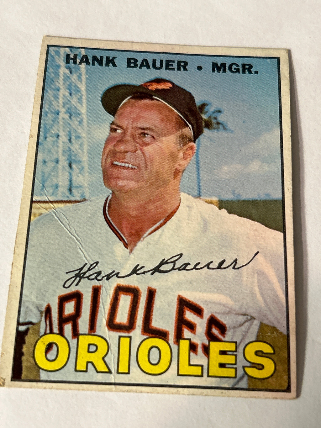 1967 Topps High # Hank Bauer #534
