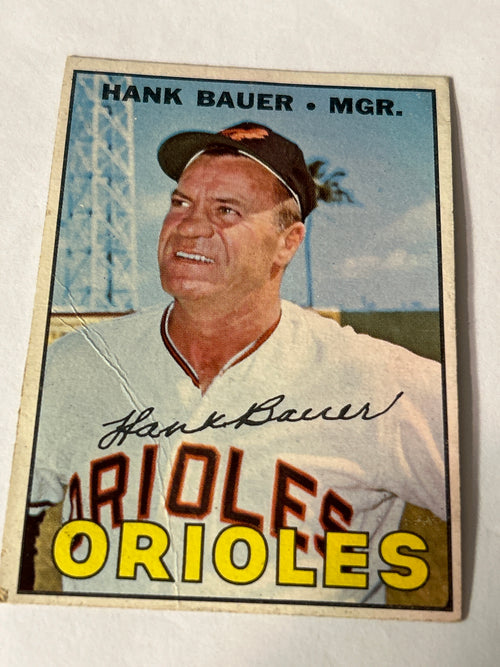 1967 Topps High # Hank Bauer #534