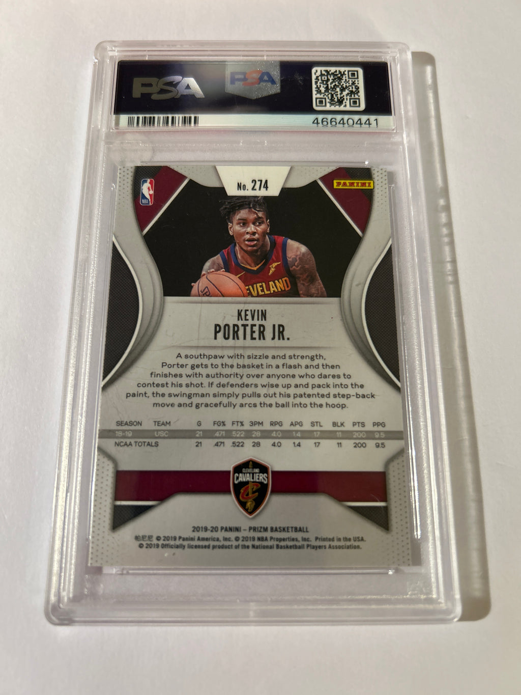 2019-20 Panini Prizm - Rookie Kevin Porter Jr. #274 (RC)