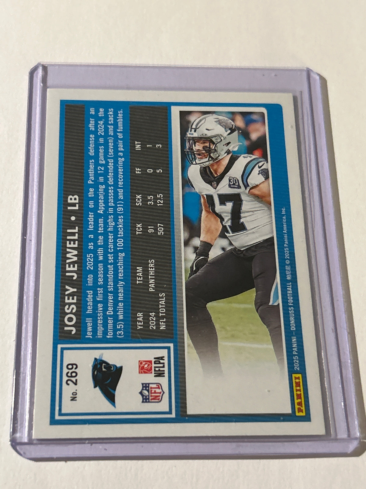 2025 Panini Donruss - Josey Jewell #269 Purple Press Proof
