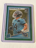2025 Panini Donruss Optic - Rated Rookie Gunnar Helm #294 Green Hyper Prizm (RC)