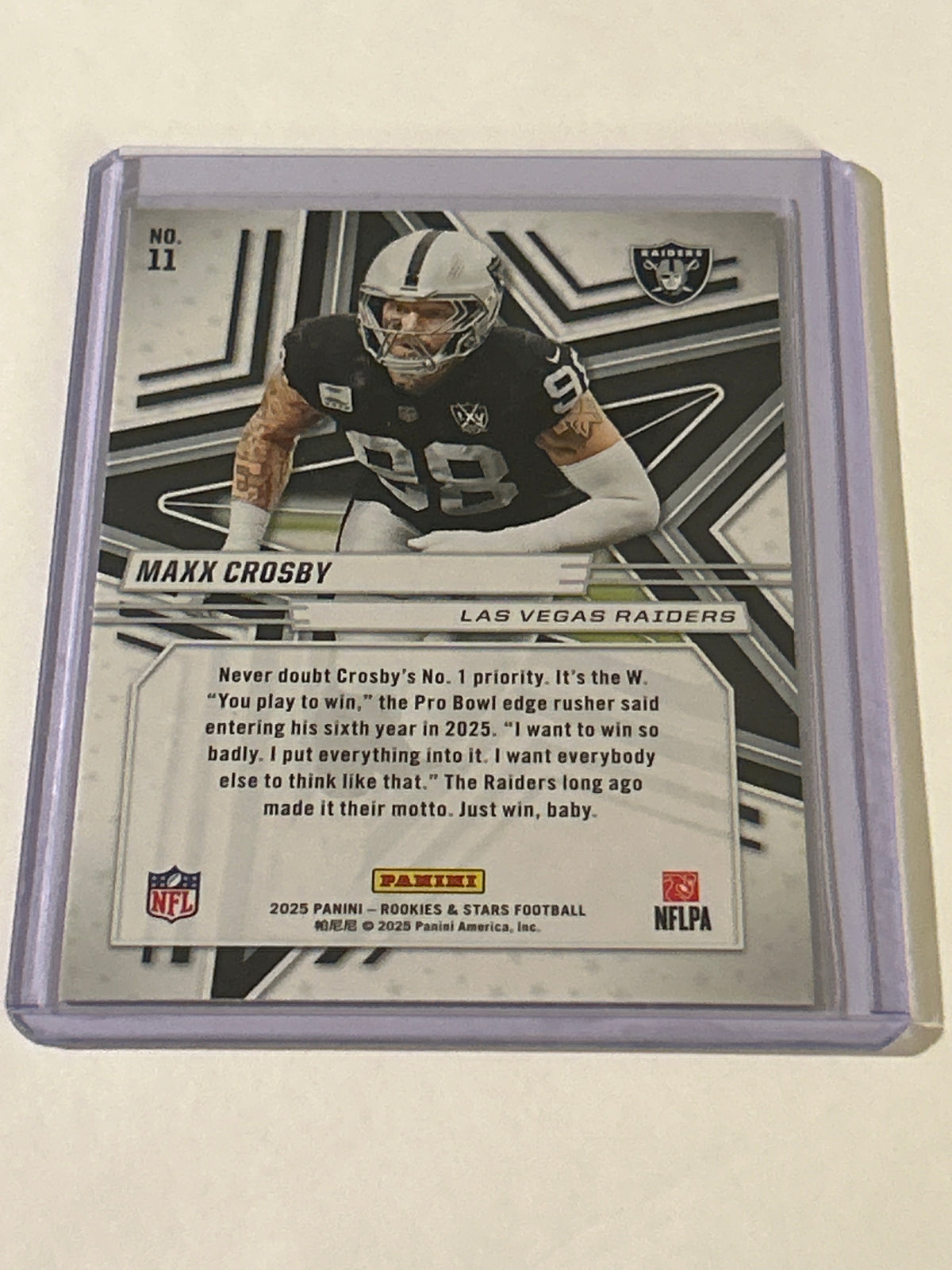 2025 Panini Rookies & Stars - Maxx Crosby #11 Green