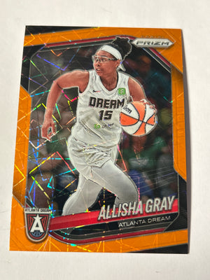 2025 Panini WNBA Prizm Allisha Gray Orange Prizm Dream